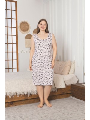 Asel Likralı Soft Kumaş Büyük Beden Penye Elbise