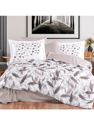 SHC4200 Tek Kişilik Poplin Nevresim Takımı Silva Taş