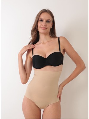 SHC4200 Ten Lazer Kesim Yüksek Bel Külot Korse