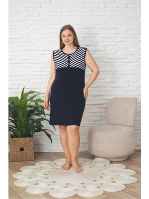 Asel Büyük Beden Likralı Penye Elbise