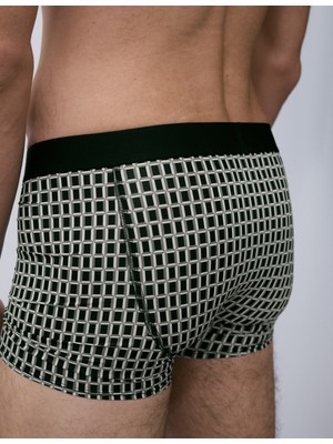 Marks & Spencer 5'li Microskin Geometrik Desenli Streç Boxer