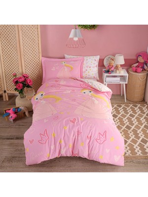 SHC4200 Tek Kişilik Poplin Nevresim Takımı Prenses Pembe