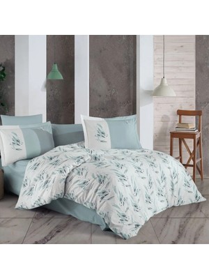 SHC4200 Tek Kişilik Poplin Nevresim Takımı Estate Buzmavisi