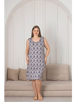 Asel Büyük Beden Likralı Penye Elbise