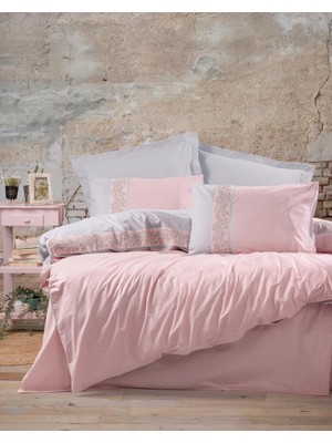 SHC4200 Çift Kişilik Nevresim Takımı Mila Pembe