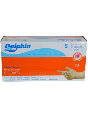 SHC4200 Pudrasız Beyaz Latex Muayene Eldiveni Küçük Boy (S) 100 Lü Paket