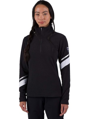Rossignol Strawpile Fleece Hz Kadın Siyah Içlik Üst