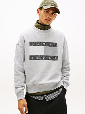 Tommy Hilfiger Tjm 90S Distressed Logolu Sweatshirt