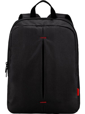 Classone  PR-R160 Roma Serisi  ,WTXpro Su Geçirmez Kumaş 15.6" Uyumlu Laptop,Notebook Sırt Çantası - Siyah