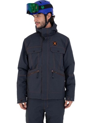 Hurley Plus Texture Jacket Erkek Mavi Ceket