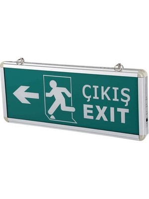 Cata Sağ Yön Ledli Acil Çıkış Levhası Şarjlı CT-9166