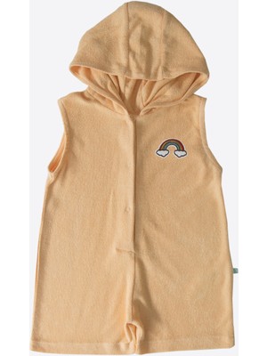 Kitikate Organik Premium Erkek Havlu Şort Tulum Kavun