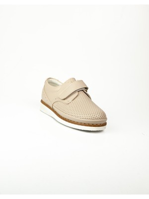 Minican 100 Bej Cırtlı Erkek Çocuk Günlük Ayakkabı
