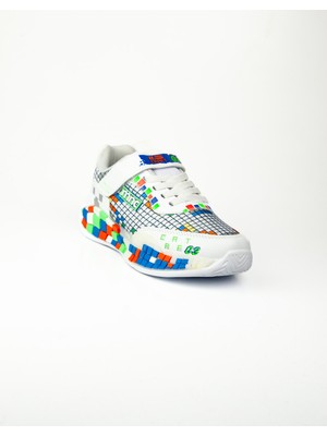 Minican 03 Beyaz Erkek Çocuk Spor Ayakkabı