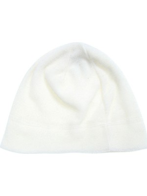 Bay Şapkacı Polar Erkek Bere Beyaz 3048 