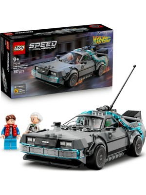 LEGO® Speed Champions Geleceğe Dönüş’ten Zaman Makinesi 77256 - 9 Yaş ve Üzeri Çocuklar için Yaratıcı Oyuncak Yapım Seti (357 Parça)