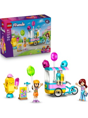 LEGO® Friends Dondurma ve Balon Standı - Rol Oyunu Oyuncağı - 2 Mini Bebek, Balonlar ve Bisiklet - 42692