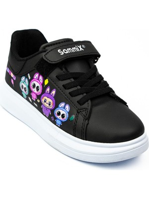 Babalı 044 Sammix Siyah Kız Çocuk Sneaker