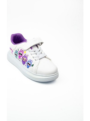 Babalı 044 Sammix Beyaz Kız Çocuk Sneaker