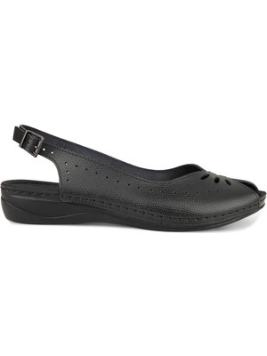 Muya Knotted Anatomik Taban Hakiki Deri Kadın Sandalet