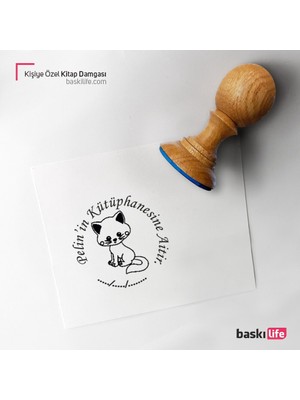 Baskı Life Kişiye Özel Kitap Damgası Kitap Mührü Kaşe Kitap Mühür Özel Damga 244