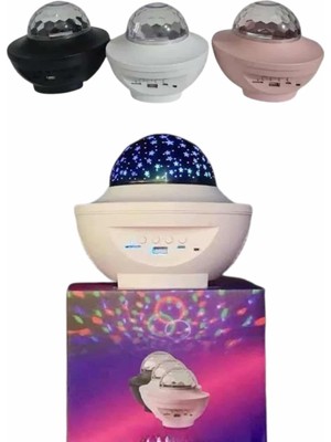 SARVONA Çok Renkli Projektör Lamba Disko Topu Gece Lambası Kablosuz