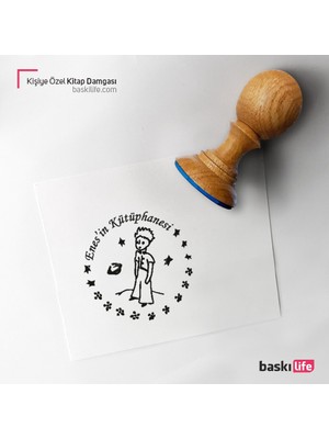 Baskı Life Kişiye Özel Kitap Damgası Kitap Mührü Kaşe Kitap Mühür Özel Damga 245