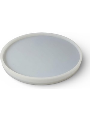 Stonechem Dev Boy Yuvarlak Tepsi Silikon Kalıbı – 33 cm Epoksi Reçine İçin Büyük Boy Sunum Tepsisi Kalıbı (Pürüzsüz Parlak Yüzeyli, Esnek ve Dayanıklı XXL Kalıp)