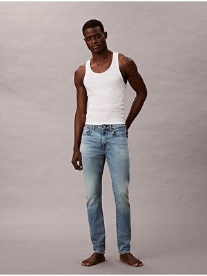 Calvin Klein Erkek Slim Taper Dispatcher Jean Pantolon