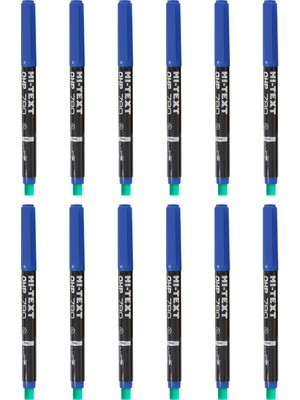 Hi-Text Asetat Kalem S 12 Adet Cd, Plastik, Cam, Metal Kalemi