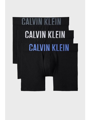 Calvin Klein Pamuklu Logolu 3 Pack Boxer 000NB3609AZDM Erkek Boxer 000NB3609A Zdm