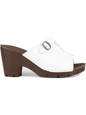 Muya Houdan Anatomik Taban Hakiki Deri Kadın Terlik