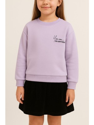 Kız Çocuk Kadife Detaylı Elbise