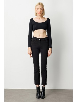 Ekol Yüksek Bel Dar Paça Pantolon 1061
