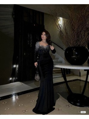 Diloxe Taş Işlemeli Balık Model Abiye