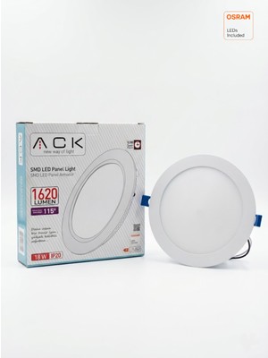 Ack LED Panel 18W 10 Adet
