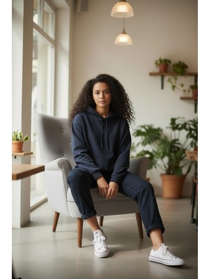 STG Kapüşonlu Basic Sweatshirt | Rahat Kesim Günlük Kullanım Hoodie