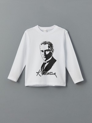 Lc Waikiki Yeni Sezon Atatürk Baskılı Erkek Çocuk Tişört