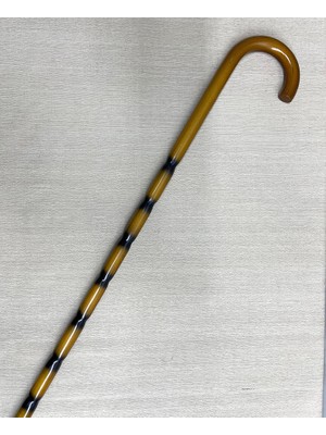 Bambu Desenli Zarif Ahşap Baston  SARVONA-T678U54