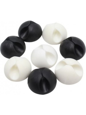 Siyah Beyaz Kablo Sabitleme Klipsi 10'lu SARVONA-T678U54