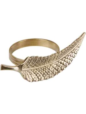 Porland Leaf Altın Peçete Halkası 2'li