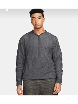 Nike Dri-Fit 1/2-Zip Training Restore Long-Sleeve Gri Erkek Sweatshirt DD2186-010
