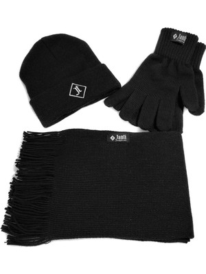 JTAW25ABE1680 Yün Apreli %100 Akrilik  Janti Bere Atkı Eldiven Kombini