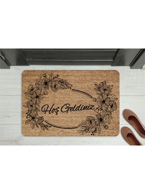 M&H Quality Çok Renkli Dekoratif Çok Amaçlı Iç ve Dış Kapı Önü Paspası