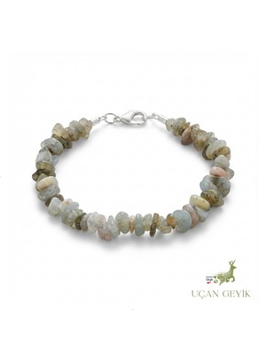 Rutil Kuvars Doğal Taş Bileklik – Enerji Temizleyici ve Odak Artırıcı Şifa Taşı, El Yapımı Unisex Takı