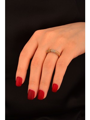 Cebeci 14 Ayar Rose Altın Yüzük