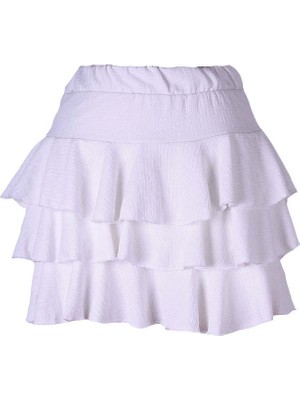 Trender 26YI40000039 Ekru Kadın Etek 6155