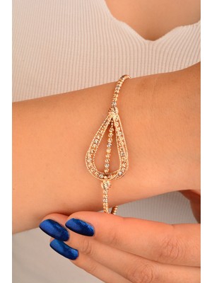 Cebeci 14 Ayar Dorikalı Rose Altın Bileklik