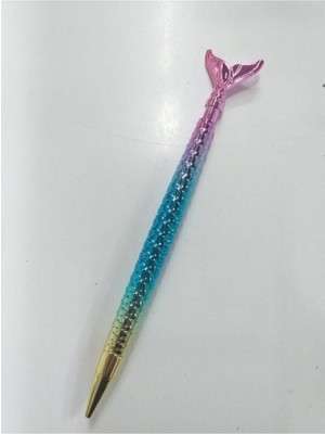 Eylüldenizkızı Kuyruklu Uçlu Kalem 1 Adet Renkli Denizkızı Tasarımıyla