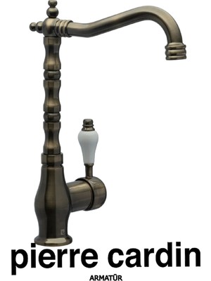 Pierre Cardin Rustik Kuğu Eviye Armatürü Antik